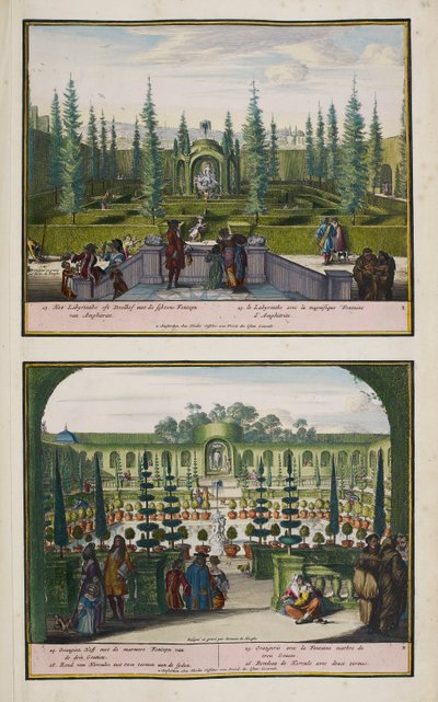The Park at Enghien, c.1685, illustration från en 