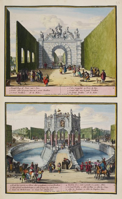 The Park at Enghien, c.1685, illustration från en 
