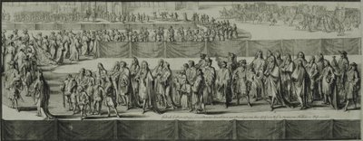 Drottning Mary II:s begravningsprocession, 1695 av Romeyn de Hooghe