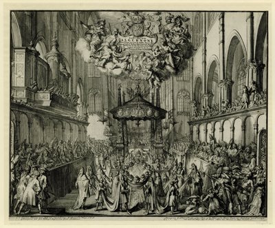 Choir of Westminster Abbey med Queen