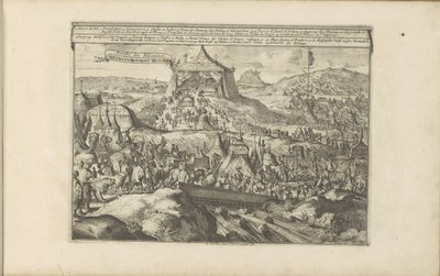 Optocht van Abessijn Abyssinien op Tight / Marche des Abissins (titel på objekt) Öst- och Västindien och andra platser (serietitel) av Romeyn de Hooghe