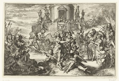 Segrar med ankomsten av William III av Romeyn de Hooghe