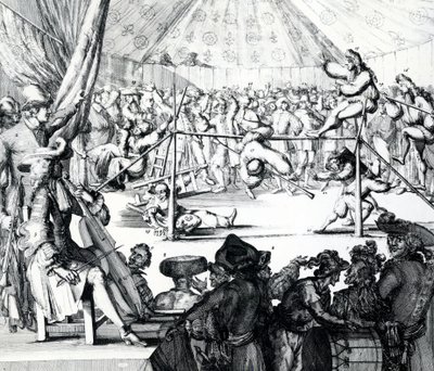 Lön som faller, 1697 av Romeyn de Hooghe