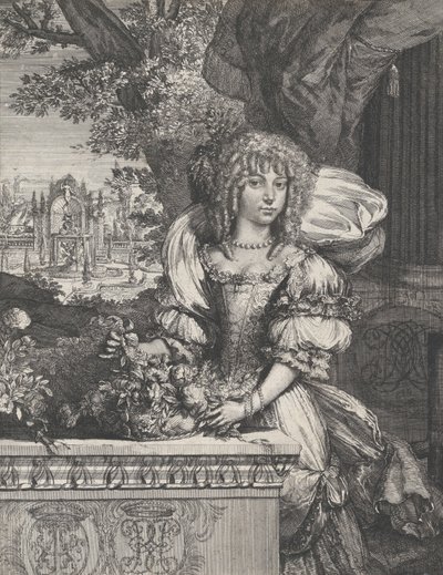 Porträtt av Mary Stuart,.n.d., n.d.. av Romeyn de Hooghe