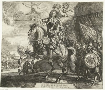 Ridsporträtt av Vilhelm III, Prins av Orange av Romeyn de Hooghe