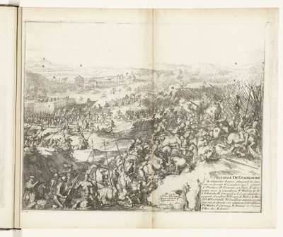 Slag bij Gemblours, 1578 Battle of Gemblours (titel på objekt) Wars of Flanders (serietitel) av Romeyn de Hooghe