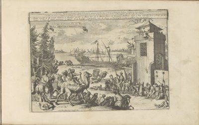 Slaven en gevangenen bij de Turken Turkse slavernij en gevangenis / Slaveri och fängelse bland turkarna (titel på objektet) Öst- och Västindien och andra platser (serietitel) av Romeyn de Hooghe