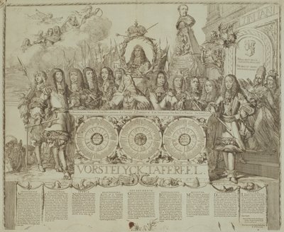 Vorstelyck Tafereel, ca 1676 av Romeyn de Hooghe