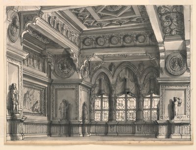 Scenografi, Gotiskt rum av Romolo Achille Liverani