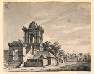 Scenografi, paviljong och små byggnader av Romolo Achille Liverani