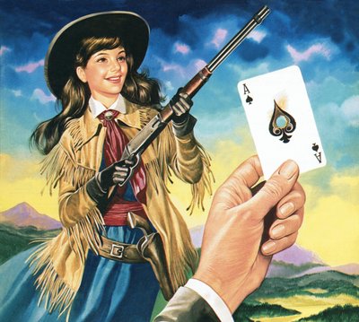 Miss Annie Oakley av Ron Embleton