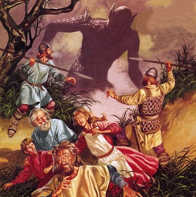 Legenden om Beowulf: Grendel - skräck från träsken av Ron Embleton
