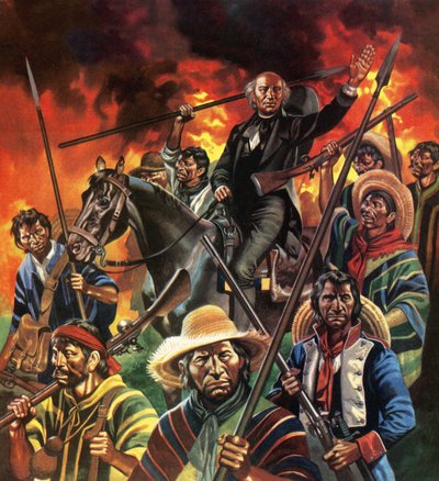 Den oavslutade revolutionen. Fader Hidalgo och den mexikanska revolutionen av Ron Embleton