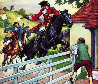 Dick Turpins ritt till York på sin häst Black Bess av Ronald Simmons