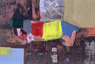 Untitled 3 (akryl på papper) av Rory Snookes