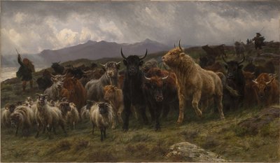 Räd i Högländerna av Rosa Bonheur