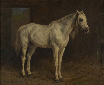 Vit häst av Rosa Bonheur
