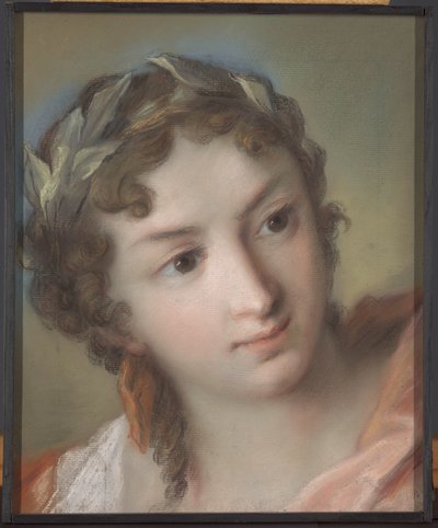 En musa av Rosalba Carriera (attributed to)