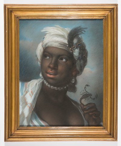 Personifiering av Afrika av Rosalba Carriera