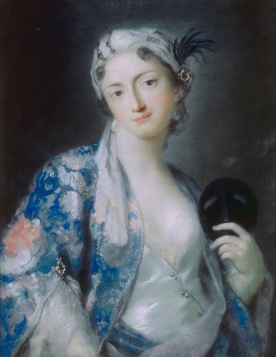 Porträtt av Felicia Sartori av Rosalba Giovanna Carriera