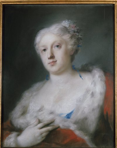 Självporträtt (Självporträtt) Målning av Rosalba Carriera (1675-1757) Turin, Galleria Sabauda av Rosalba Giovanna Carriera