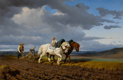 Plöjningen, 1844. av Rosa Bonheur