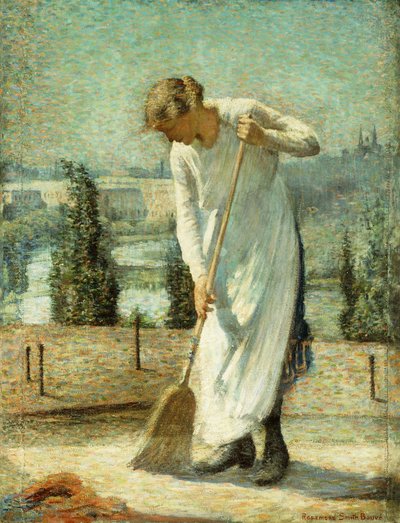 På taket (olja på duk) av Rosamond Smith Bouve
