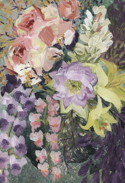 Färgglada blommor i trädgården av Rosana Laiz Blursbyai