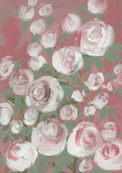 Mjukt rosa rosor av Rosana Laiz Blursbyai