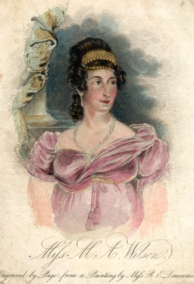 Miss M A Wilson, c1820-1850 av Rose Emma Drummond