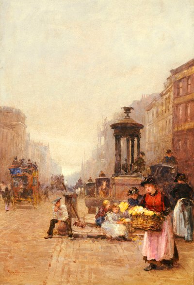 Flower Girls in the Strand, 1892 av Rose Maynard Barton