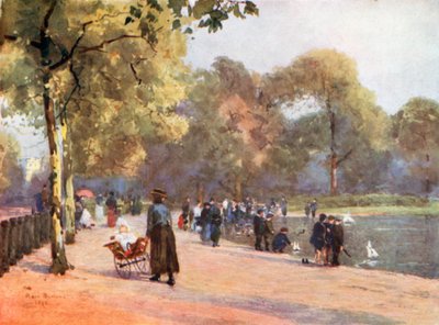 Segelbåtar på Serpentinen av Rose Maynard Barton