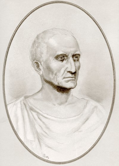 Gaius Julius Caesar, från Living Biography of Famous Rulers av Ross Gordon