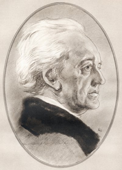 Johann Wolfgang von Goethe, från Living Biography of Famous Men av Ross Gordon