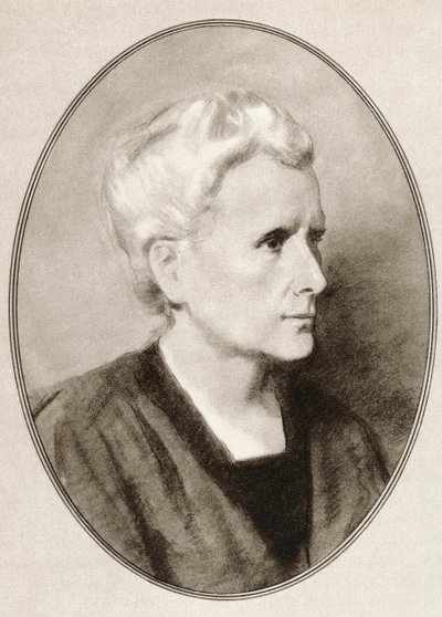 Marie Sklodowska Curie, från Living Biographys of Great Scientists. av Ross Gordon