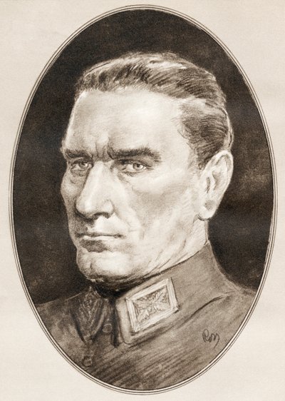 Mustafa Kemal Ataturk, från Living Biographys of Famous Men av Ross Gordon