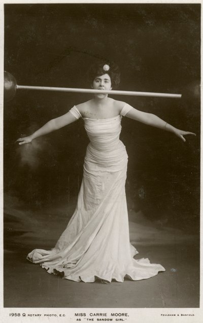 Carrie Moore, australiensisk skådespelerska, ca 1900-talet. av Rotary Photo