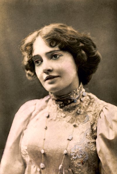 Dorothea Baird 1875-1933, engelsk skådespelerska, 1903. av Rotary Photo