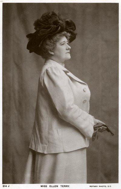 Ellen Terry, brittisk skådespelerska, ca 1900-talet. av Rotary Photo
