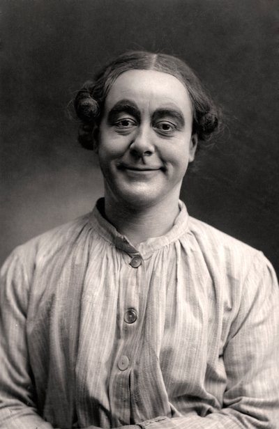 George Robey 1869-1954, musikhallunderhållare, 1907. av Rotary Photo