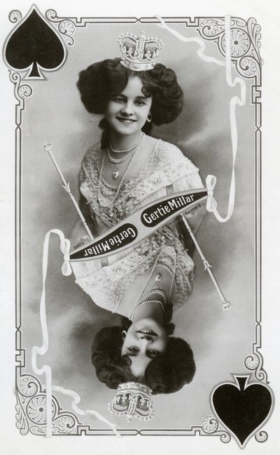 Gertie Millar, brittisk skådespelerska och sångerska, c1905. av Rotary Photo