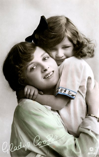 Gladys Cooper 1888-1971, engelsk skådespelerska, tidigt 1900-tal. av Rotary Photo