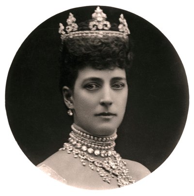 Drottning Alexandra 1844-1925, drottning gemål till kung Edward VII, sent 1800-tal. av Rotary Photo