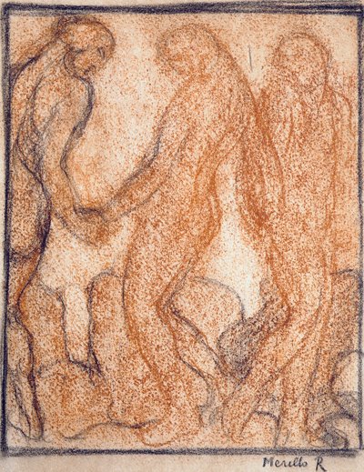 Figurer som dansar av Rubaldo Merello