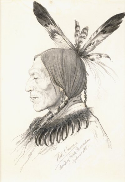 Heu-Topa, Four Horns or Jagoo, The Storyteller, Chief of the Hunkpapa Sioux av Rudolf Cronau
