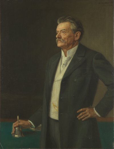 Riksdagens president, Dr. Theodor Kathrein av Rudolf Konopa