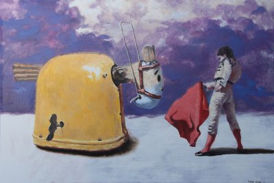 Matador och den gula tjuren av Rudolf Kosow