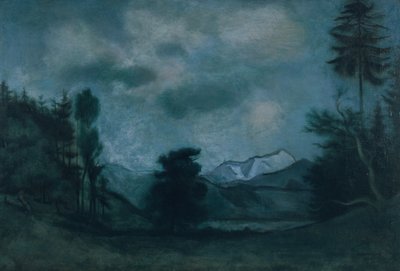 Alplandskap av Rudolf Kremlicka