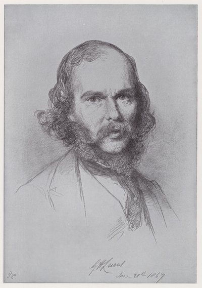 George Henry Lewes (litho) av Rudolf Lehmann
