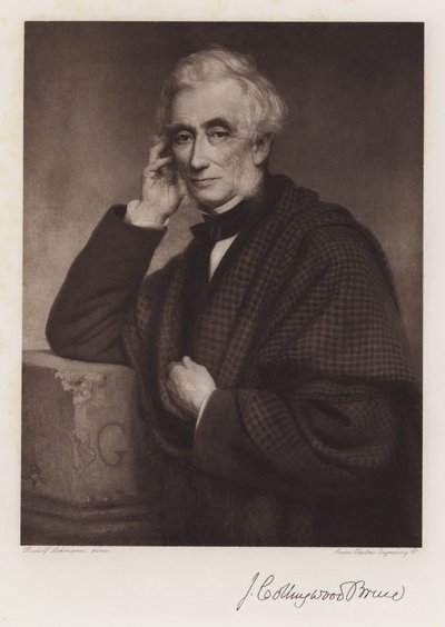 John Collingwood Bruce (litho) av Rudolf Lehmann